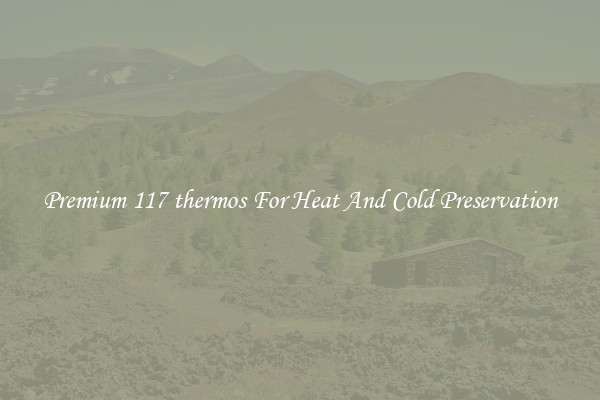 Premium 117 thermos For Heat And Cold Preservation