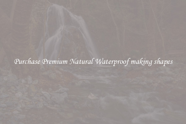 Purchase Premium Natural Waterproof making shapes