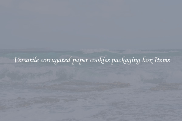 Versatile corrugated paper cookies packaging box Items