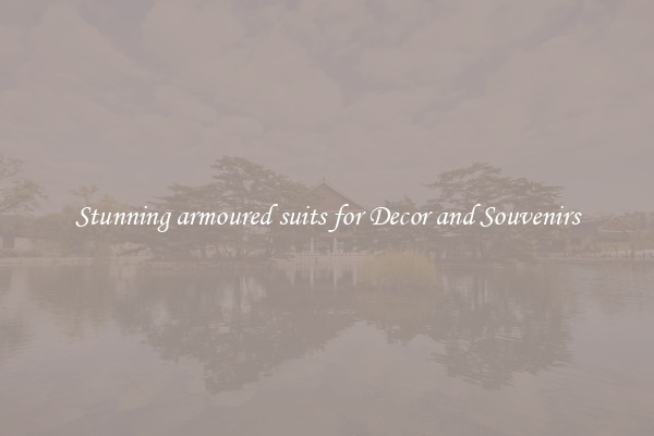 Stunning armoured suits for Decor and Souvenirs