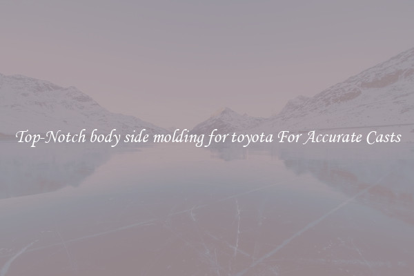 Top-Notch body side molding for toyota For Accurate Casts