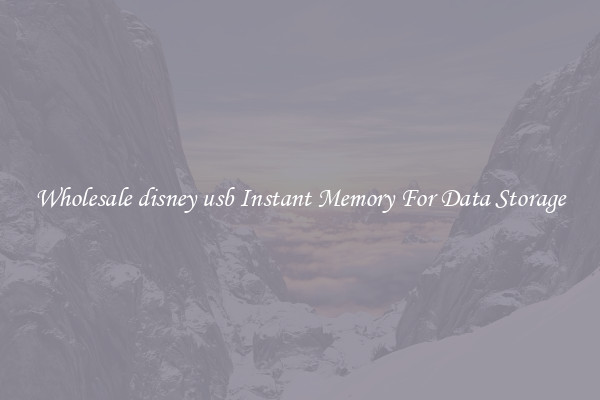 Wholesale disney usb Instant Memory For Data Storage