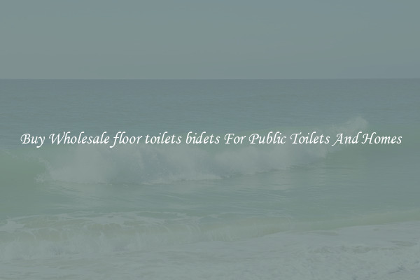 Buy Wholesale floor toilets bidets For Public Toilets And Homes