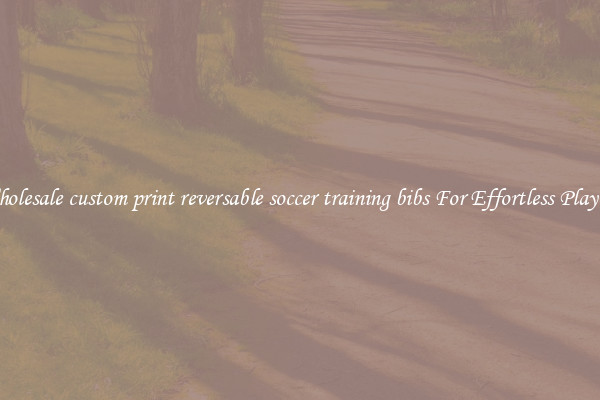 Wholesale custom print reversable soccer training bibs For Effortless Playing