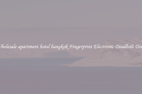 Wholesale apartment hotel bangkok Fingerprint Electronic Deadbolt Door 